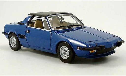 Fiat X 1/9 Targa 1/18 Minichamps bleu 1972 miniature