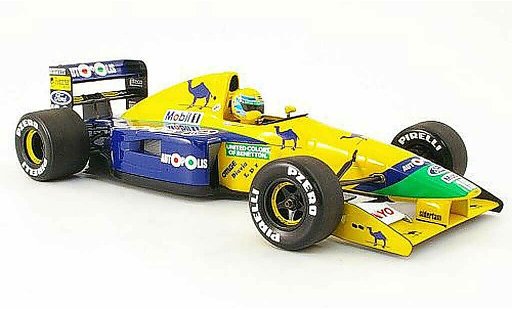 Benetton B191 course 1/18 Minichamps 1991 benetton b 191 r.moreno miniature