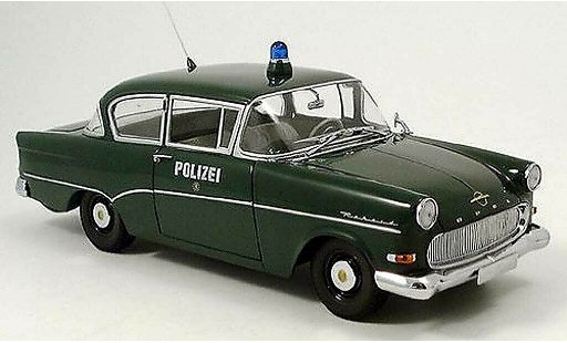 Opel Rekord P1 1/18 Minichamps police 1958 miniature