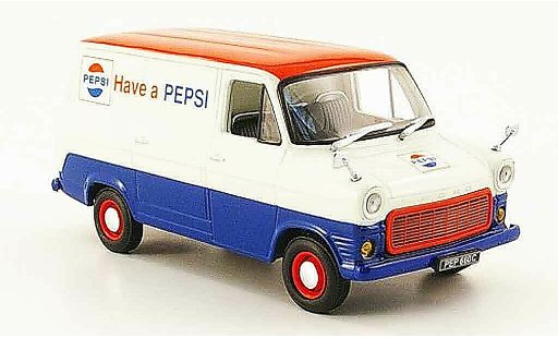 Ford Transit Kastenwagen 1/43 Minichamps Fourgon Pepsi Cola 1971 miniature