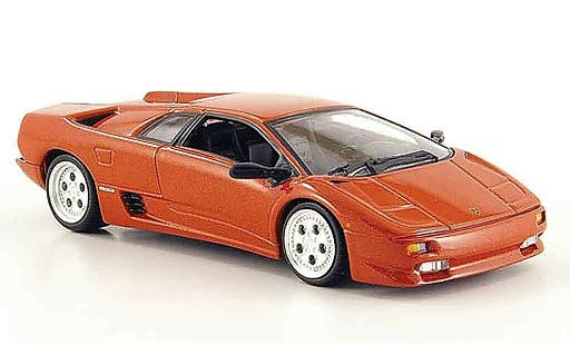 Lamborghini Diablo Base 1/43 Minichamps cuivre miniature