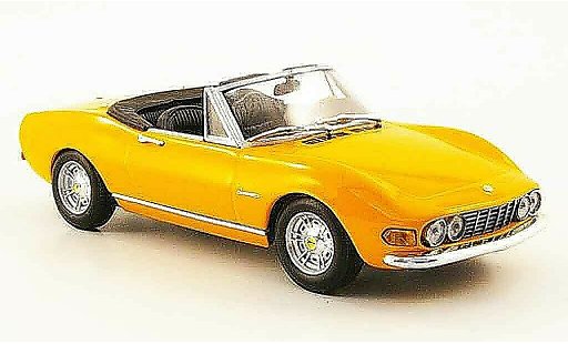 Fiat Dino Spider 1/43 Minichamps jaune 1972 miniature