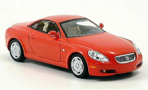 Lexus SC 430 1/43 Minichamps Cabriolet rouge 2001 miniature