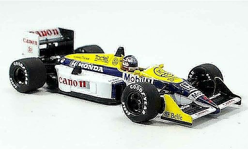 Honda F1 Base 1/43 Minichamps Williams FW 11 B N. Mansell 1987 miniature