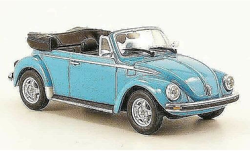 Volkswagen Coccinelle Cabriolet 1/43 Minichamps 1303 bleu 1974 miniature