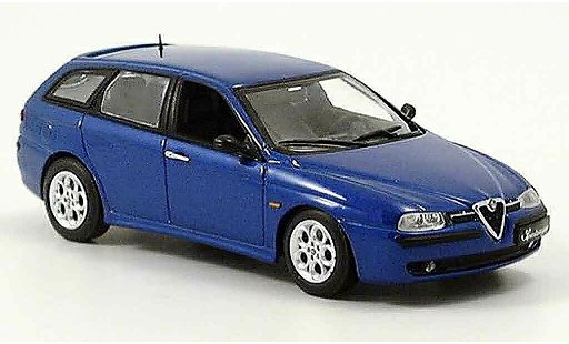 Alfa Romeo 156 sportwagon 1/43 Minichamps bleu 2001 miniature