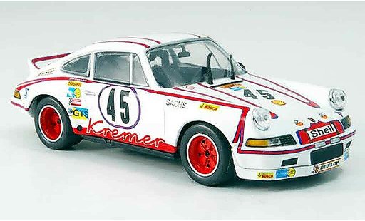 Porsche 911 RSR 1/43 Minichamps Carrera vainqueur LeMans Kremer Schickentan 1973 miniature