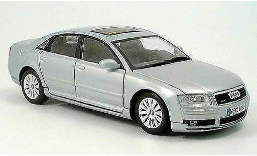 Audi A8 berline 1/18 Motormax grise miniature