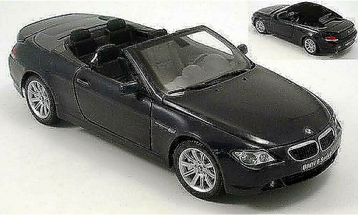 Bmw 645 Cabriolet 1/18 Kyosho E64 ci bleu fonc miniature
