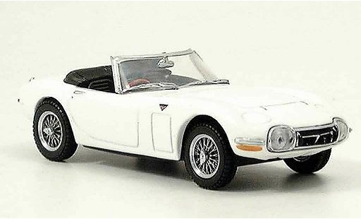 Toyota 2000 GT Base 1/43 Kyosho blanche miniature