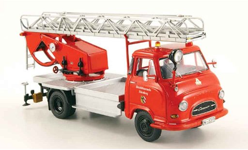 Hanomag Garant Pompiers 1/43 Schuco pompier Drehleiter miniature