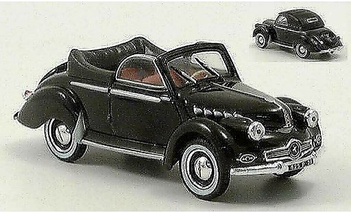 Panhard Dyna X 1950 1/43 Norev Cabriolet noire miniature