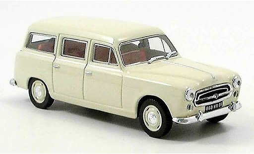 Peugeot 403 Break 1/43 Norev beige 1955 miniature