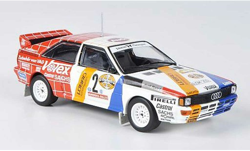 Audi Quattro rallye 1/43 Minichamps No.2 Lobro/Votex Demuth/Lux Hunsuck Rally 1984 miniature