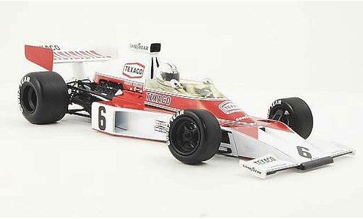McLaren F1 Base 1/18 Minichamps Ford M23 No.6 Texaco D.Hulme miniature