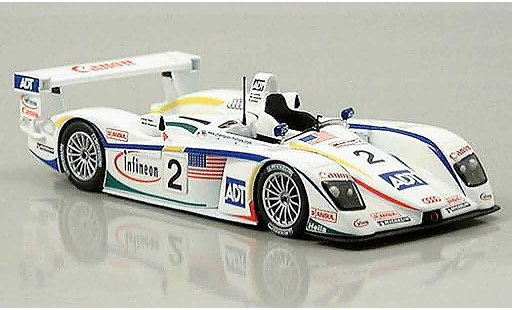 Audi R8 LMP course 1/43 Minichamps 2004 LeMans Letho Werner Pirro miniature