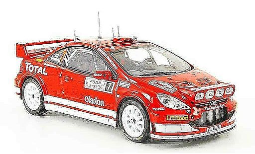 Peugeot 307 WRC 1/43 IXO no. 7 montecarlo miniature