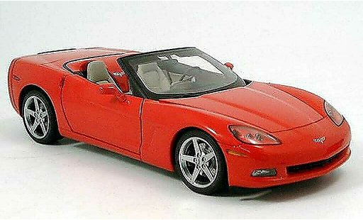 Chevrolet Corvette Convertible 1/18 Autoart C6 cabriolet (c6) rouge miniature