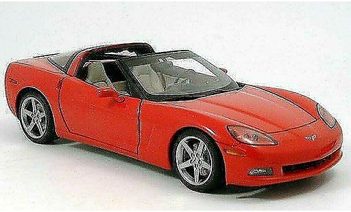 Chevrolet Corvette Coupe 1/18 Autoart C6 (c6) rouge miniature