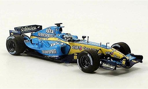 Renault F1 2005 1/43 Minichamps r25 fisica miniature