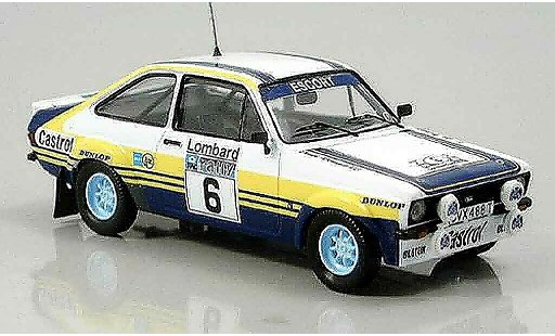 Ford Escort Rally 1/43 Trofeu RAC Rallye Vatanen Richards No. 6 1979 miniature