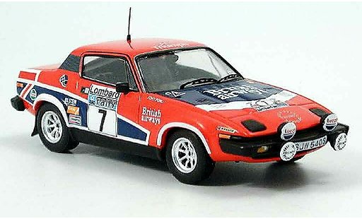 Triumph TR7 1978 1/43 Trofeu RAC Pond Gallagher miniature