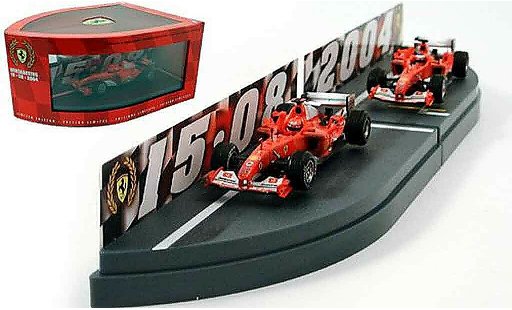 Ferrari F1 F2004 1/43 Hot Wheels Elite konstrukteursweltmeisterschaft 2004 miniature