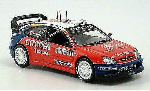 Citroen Xsara WRC 2005 1/43 Norev No.1 Total Rally Monte Carlo miniature