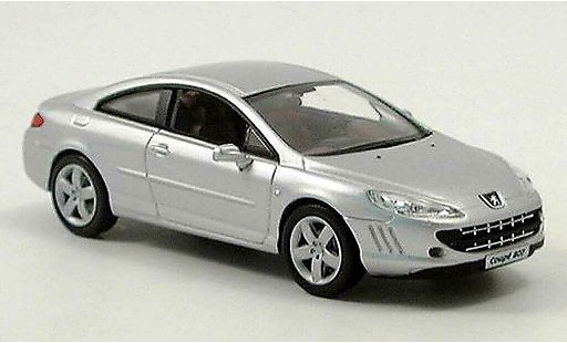 Peugeot 407 coupe 1/43 Norev grise 2005 miniature