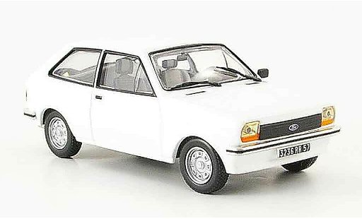 Ford Fiesta MKI 1/43 IXO blanche 1976 miniature