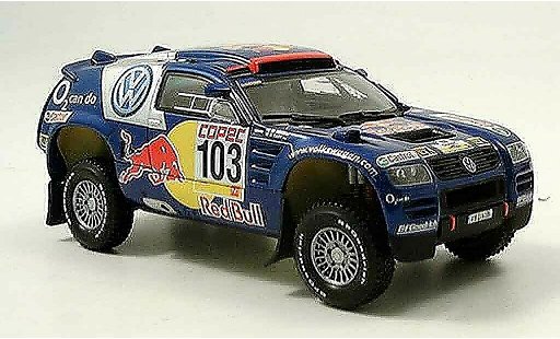 Volkswagen Touareg Dakar 1/43 Minichamps racesaby perin vainqueur las pampas miniature