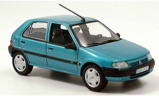 Citroen Saxo Berline 1/43 Norev verte 5 turer 1996 miniature