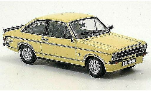 Ford Escort Mexico 1/43 Trofeu jaune miniature