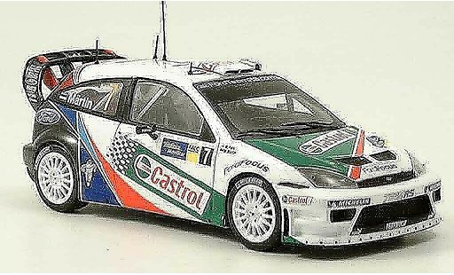 Ford Focus RS WRC 1/43 Minichamps vainqueur Catalunya Maertin Park 2004 miniature