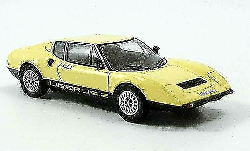 Ligier JS2 Base 1/43 Spark jaune 1972 miniature