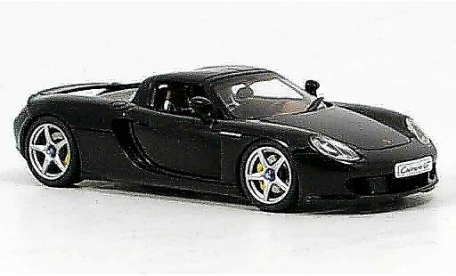 Porsche Carrera GT Base 1/43 Autoart noire 2005 miniature
