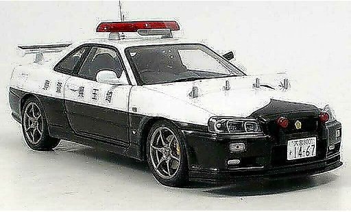 Nissan Skyline R34 1/18 Autoart gtr police miniature
