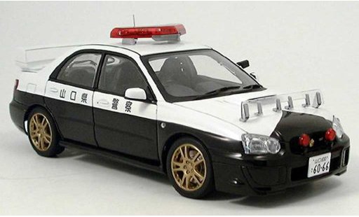 Subaru Impreza WRX 1/18 Autoart STI police miniature