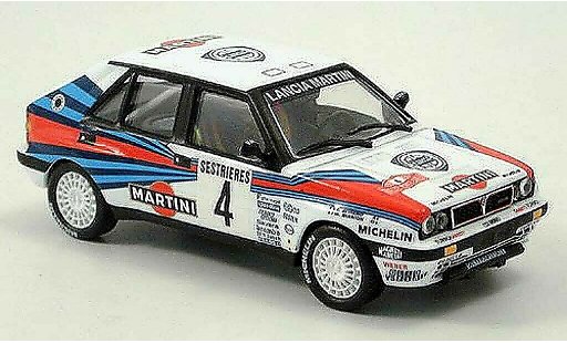 Lancia Delta HF Integrale 1/43 IXO Martini Racing No. 4 1989 miniature