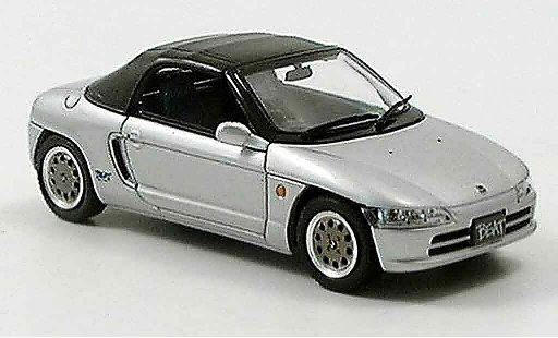 Honda Beat Base 1/43 Ebbro grise metallisee 1991 miniature