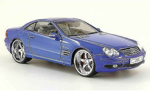 Mercedes Classe SL AMG 1/18 Maisto 55 playerz tuningcar bleu miniature