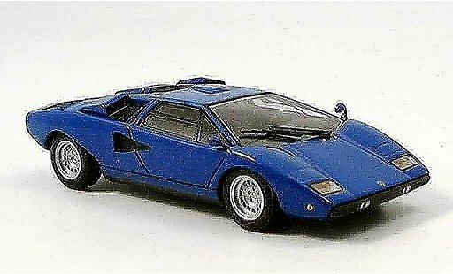 Lamborghini Countach LP 400 1/43 Minichamps bleu 1974 miniature
