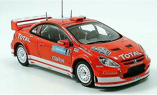 Peugeot 307 WRC 1/43 IXO no.8 martin park rallye Su&Atilde;&uml;de 2005 miniature