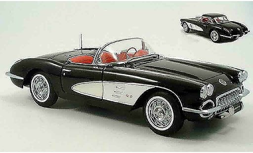 Chevrolet Corvette Convertible 1/18 Autoart C1 noire 1959 miniature
