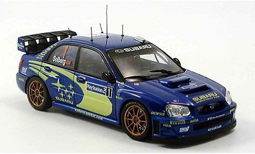 Subaru Impreza WRC 1/43 Autoart solberg mills rallye tour de corse 2004 miniature