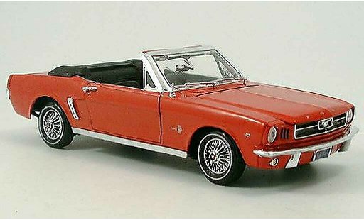 Ford Mustang Convertible 1/18 Motormax Cabriolet rouge miniature