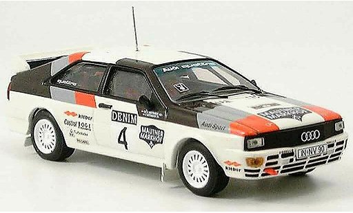 Audi Quattro rallye 1/43 Vitesse No. 4 vainqueur Janner miniature