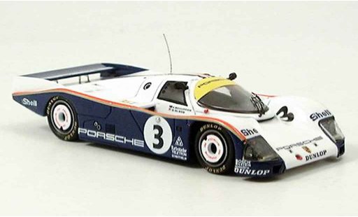 Porsche 962 1986 1/43 Spark No. 3 Le Mans miniature