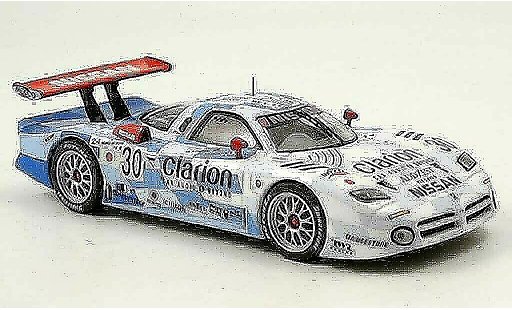 Nissan R390 Le Mans 1/43 IXO GT1 Clarion No. 30 1998 miniature