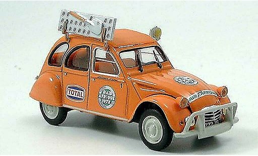 Citroen 2CV course 1/43 Norev Raid Afrique Rallye Afrique 1973 miniature